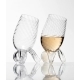 LOUVRE I - sklenička na víno z kolekce uměleckého skla Bořka Šípka