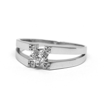 Prsten s diamanty 27880