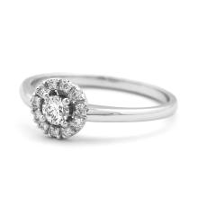 Prsten s diamanty 32244