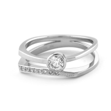 Prsten s diamanty 33137