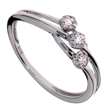 Prsten s diamanty 38623R-54