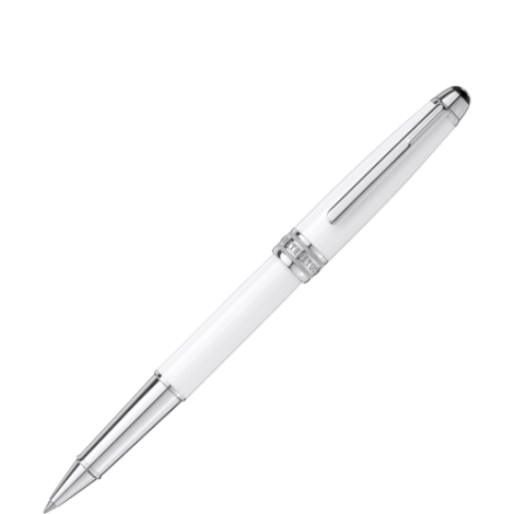 Rollerball Montblanc White Solitaire  111938