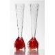 RŮŽE -  sklenice na víno z kolekce uměleckého skla Bořka Šípka