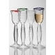 WISTERIA -  sklenice na víno z kolekce uměleckého skla Bořka Šípka