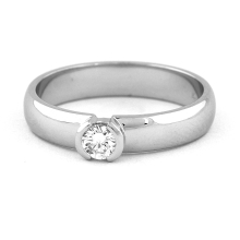 Zlatý prsten s diamantem 33493